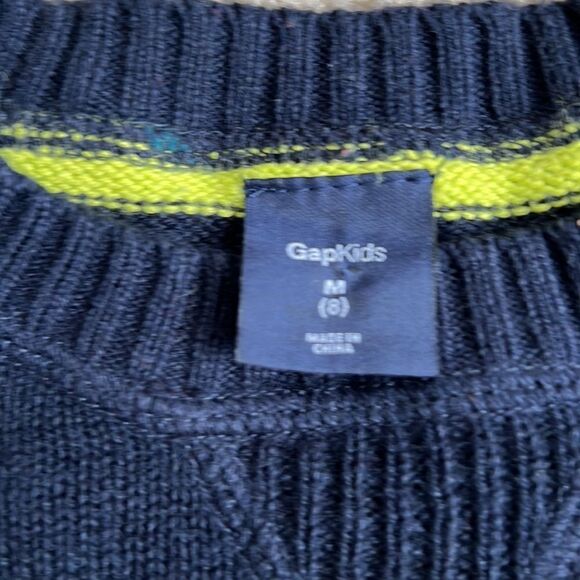 Gap size 8 boys striped sweater - Picture 2 of 3